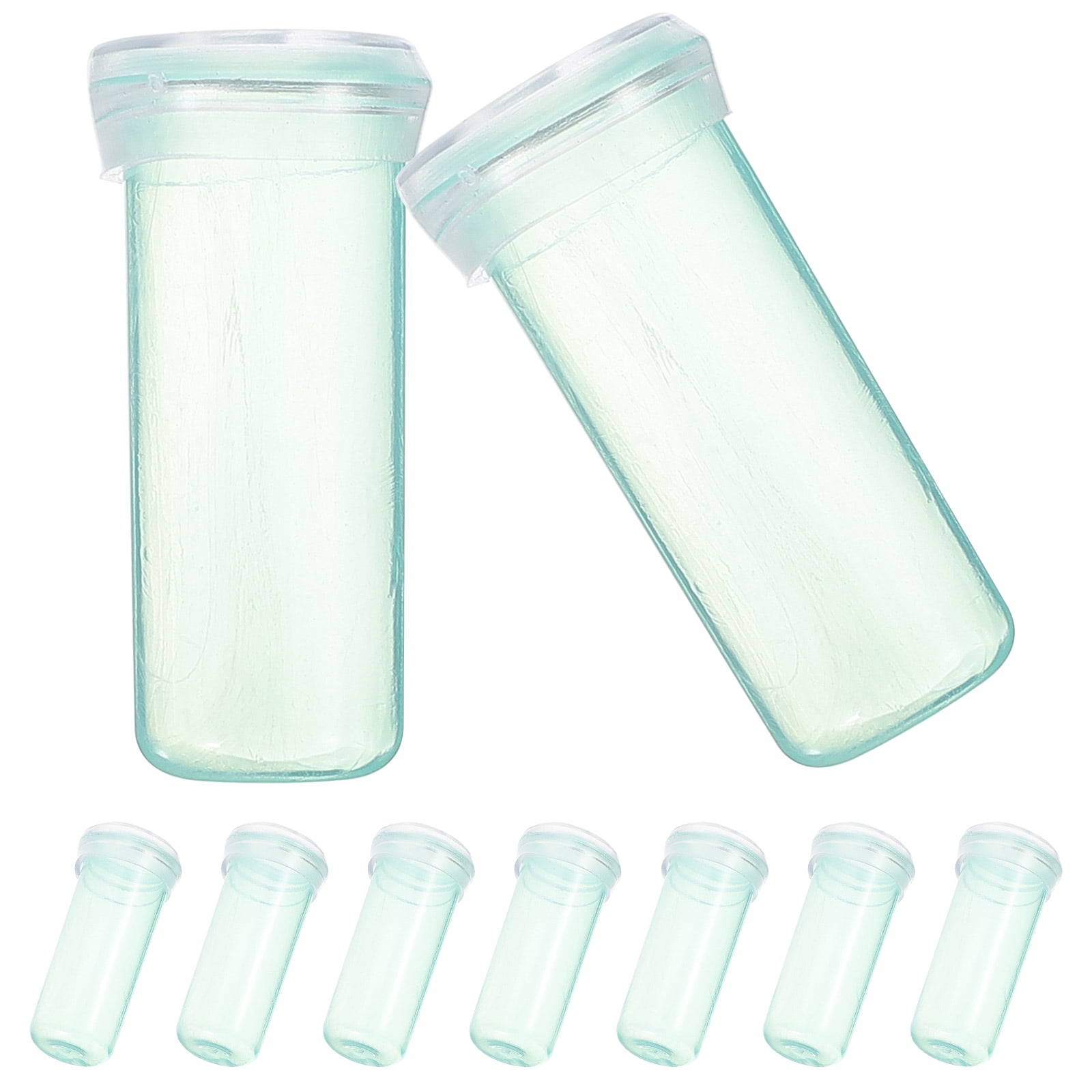 HOOWIFFY 1 Pack Single Flower Water Tube Green Plastic for Flower Arranging and Bouquet Making