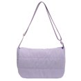 thumbnail image 3 of Bolso Bandolera Acolchado para Mujer Hombro Nailon Color Sólido (Beige), 3 of 6