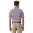 thumbnail image 3 of Ben Hogan Performance Men's & Big Men's Micro Floral Print Short Sleeve Polo Shirt, up to 5XB, 3 of 8