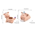 thumbnail image 3 of Desktop Decor,Creative Fleshy Flower Pot Set Combination Personality Cute Little Pig Cartoon Meat Size Caliber Flower Pot, 3 of 6