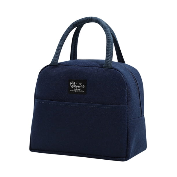 Puntoco Bolsa aislada lonchera bolsa portátil bolsa conveniente clase de trabajo los estudiantes traen paquete de arroz lonchera de papel de aluminio, almacenamiento en el hogar