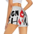 thumbnail image 3 of Disketp Gnome Home With A Cute Gnome Print Women's Shorts Workout Shorts for Athletic Gym Running Shorts with Phone Pockets X-Large, 3 of 8