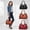 A01-Brown, variant on Ladies PU Leather Handbag Tote—Women Lightweight Satchel Purse, 14.2"×5.9"×10.2", Multiple Interior Pockets, Secure Zip Closure, 6.7" Handle Drop, Detachable Adjustable Strap for Shoulder(Brown)
