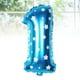 thumbnail image 4 of KAKOWELY Globos digitales de aluminio de 32 pulgadas con números, ideales para fiestas, cumpleaños, bodas y aniversarios (impresión azul, número 1), 4 of 4