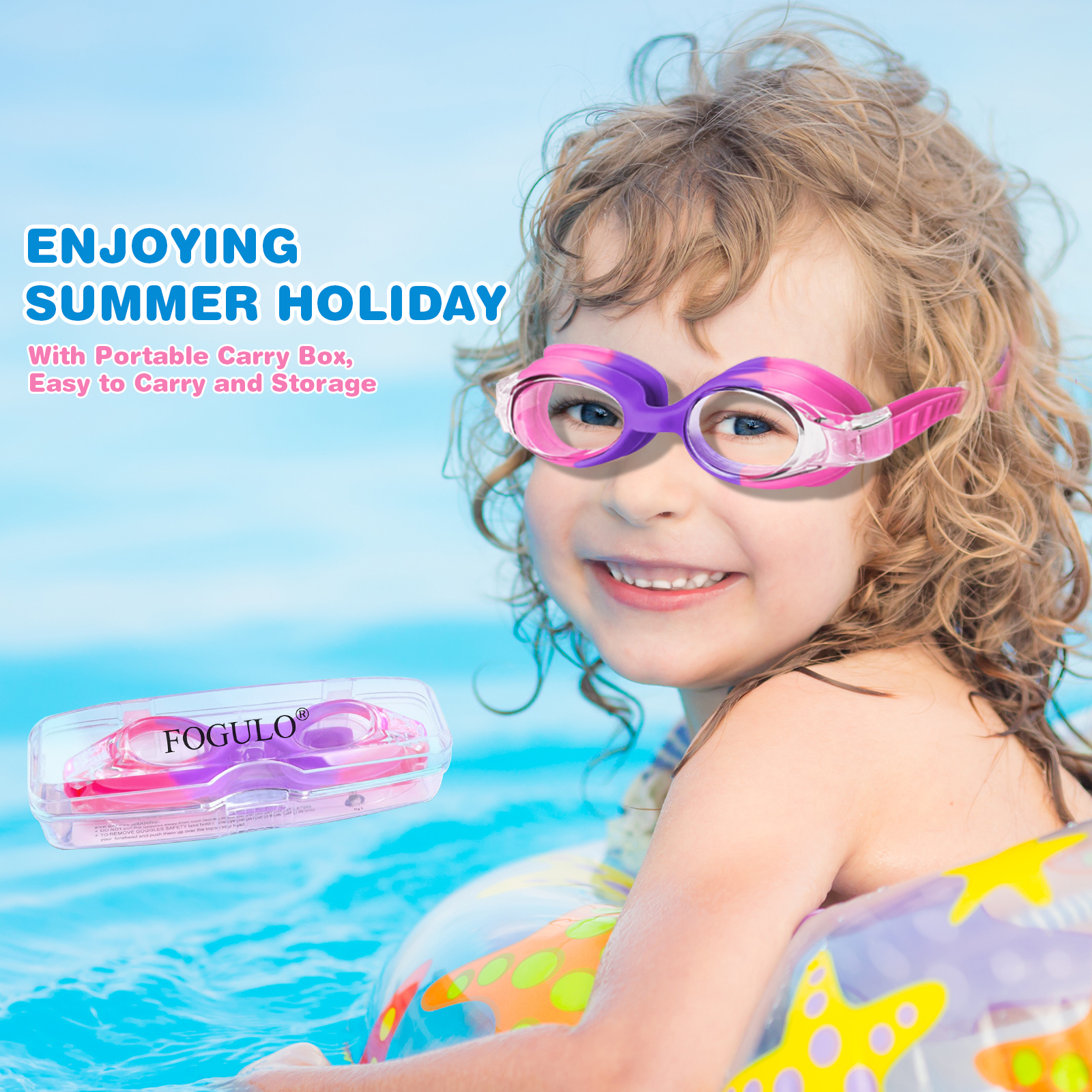 Fogulo Kids Swim Goggles 4-Pack photo 7
