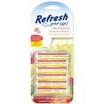 thumbnail image 1 of Refresh Your Car! Vent Air Freshener (Fresh Strawberry/Cool Lemonade Scent, 6 Pack), 1 of 6