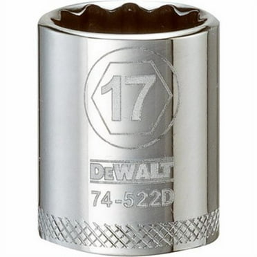Stanley Consumer Tools 227931 0.37 in. Drive 17 mm 12 Point Shallow Socket