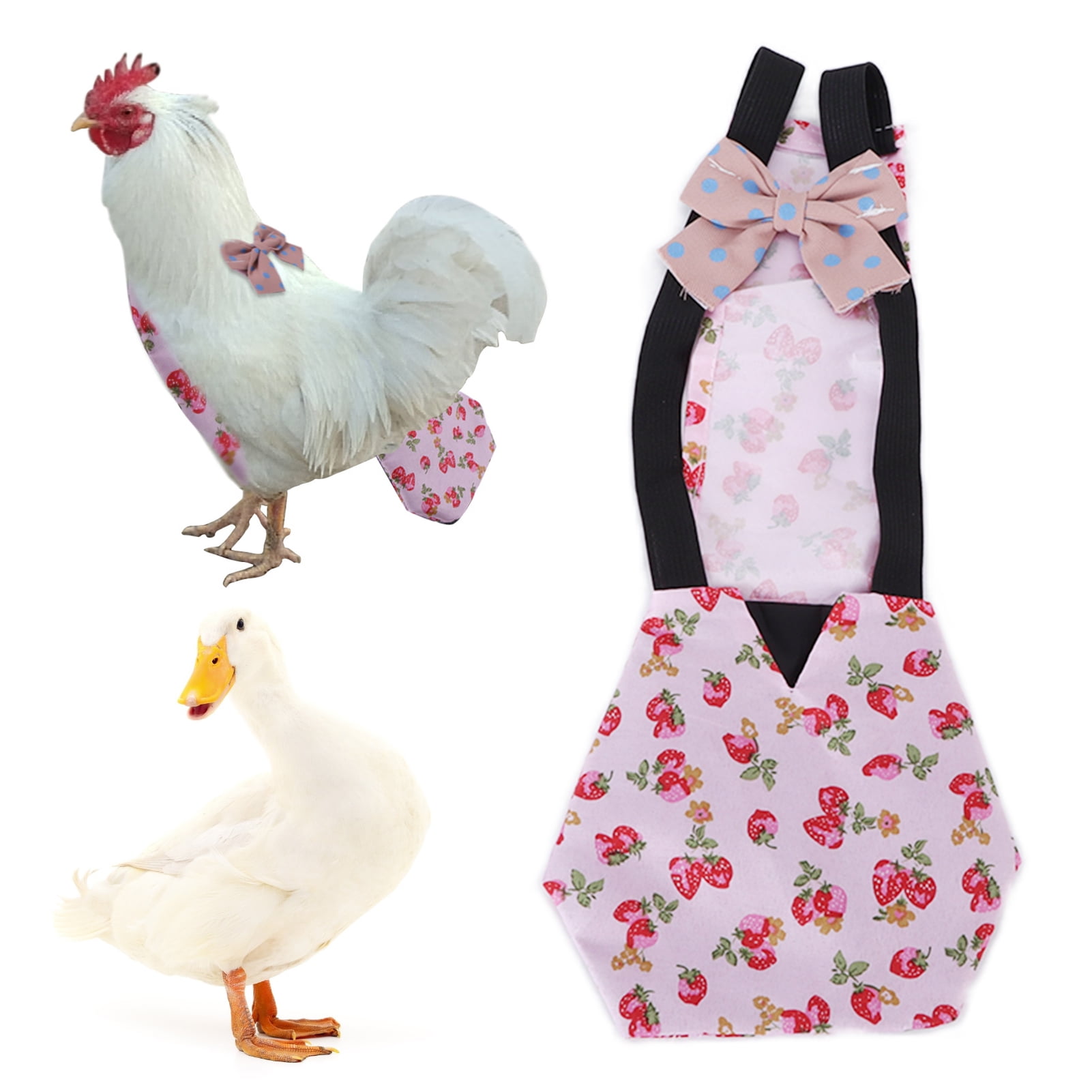 Henmomu Pet Chicken Diapers, Exquisite Sewing Pet Diapers For Duck For