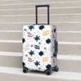 thumbnail image 5 of Uemuo Turtles And Corals Printed Washable Luggage Cover - Fashion Suitcase Protector Fits 18-32 Inch Luggage -, 5 of 9