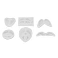 thumbnail image 2 of Molde para manualidades, 6 piezas de moldes de silicona, moldes de resina de ángel, moldes de resina epoxi de silicona, muy recomendados, 2 of 12