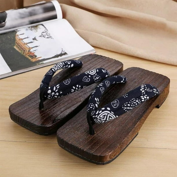 Zuecos de de japonés, sandalias cómodas de interior libre de Geta