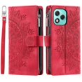 thumbnail image 1 of Style 006 For Honor 400 Lite Wallet Case PU Leather Phone Cover Mandala Flower Pattern - Grey, 1 of 5