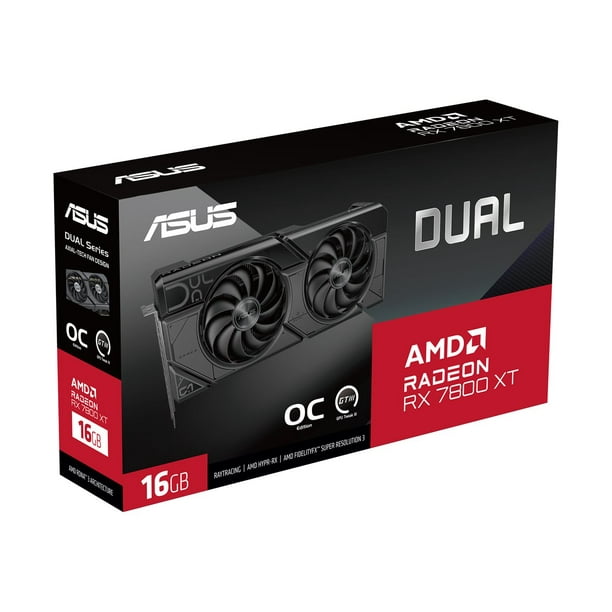 【新品】ASUS Dual Radeon RX 7800 XT 16GB OC ASUS Dual RX7800XT O16G GDDR6X (PCIe 4.0, 12GB GDDR6X, HDMI