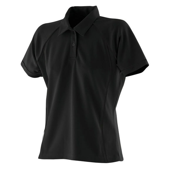 Finden & Hales Womens Piped Performance Polo Shirt