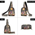 thumbnail image 7 of FORMRS Womens Crossbody Sling Bag Travel Daypack Shoulder Chest Backpack, Abstract Mountain, 7 of 7