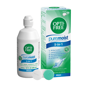 OPTI-FREE Puremoist Multi-Purpose Disinfecting Contact Lens Solution, 10 fl oz