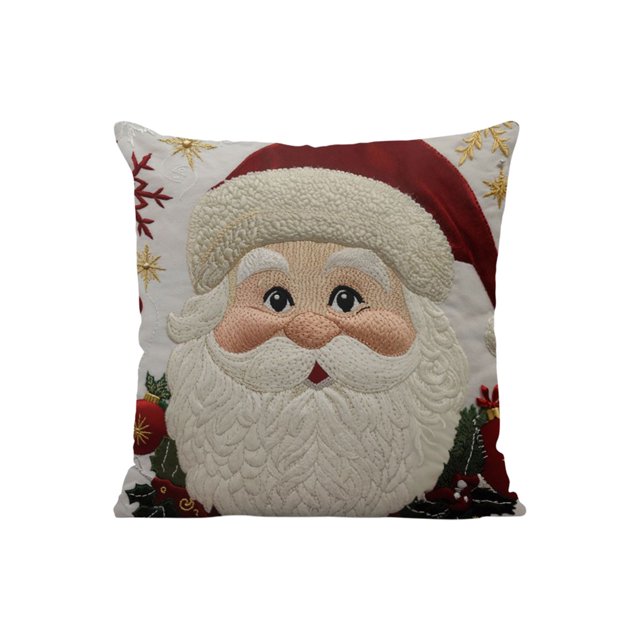 Cubiertas de Almohada de Navidad Cubierta de Cojín de Navidad Decoración de Vacaciones Sofá Decoración de Lino Cojín de Casa Sofá Decoración de Vacaciones Cubierta de Cojín 45x45cm