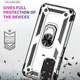 thumbnail image 3 of Funda de teléfono para Xiaomi Redmi Note 11 Pro 5G Global de Uso Rudo Shockproof + Cristal 9D, 3 of 5