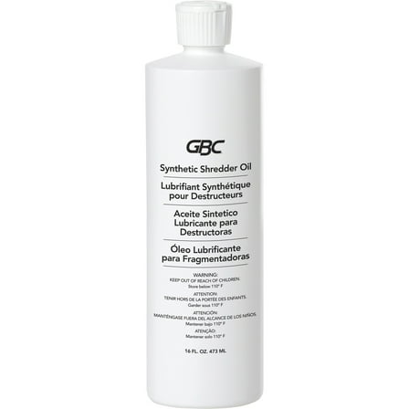 GBC, GBC1760049, Shredder Oil, 1 Each