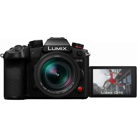 Panasonic - LUMIX GH6 Mirrorless Camera (Body Only) - Black