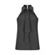 thumbnail image 3 of Fuera Del Hombro Camisetas de Manga Larga para las Mujeres Cuello Colgante Blusa sin Mangas de Color Sólido Top de Verano Casual para las Fiestas, 3 of 8