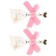 thumbnail image 3 of Bunny Dangle Earrings Rabbit Shape Chic Jewelry For Easter Parties Multi 4X3.5CM Fashion Accessory 1 Pair, 3 of 5