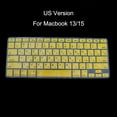 thumbnail image 6 of GENEMA US Version Russian Keyboard Silicone Skin Cover For Apple Macbook Air Pro 13 15, 6 of 18
