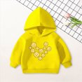 thumbnail image 2 of KPOPLK Toddler Baby Boy Sweatshirt Hoodie Pullover Fall Outfits Crewneck Long Sleeve Blouse Top Shirt Clothes Yellow Size 2-3 Years, 2 of 7