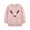 Pink, variant on Crewneck Sweatshirt Girls Christmas Embroidered Crew Neck Hoodless Sweatshirt Long Sleeve Pullover Pink 4-5 Years