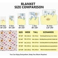 thumbnail image 4 of Halloween Blanket Gifts - Cute Ghost Pumpkin Blanket - Halloween Decor Blanket for Couch,Sofa,Bed,Living Rooms - Halloween Ghost Blanket Gifts for Girls Boys - 40"x50"-Kids/Throw Size, 4 of 5