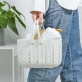 thumbnail image 1 of Xihbxyly Cesta de Almacenamiento de Plástico, Organizador de Escritorio Multiusos, Gran Capacidad, Asa Resistente, Ideal para El Hogar, La Oficina y El Baño, Fácil de Limpiar, 24,5 X 17,5 X 16 Cm, 1 of 6