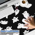 thumbnail image 2 of Long Mouse Pads for Desk,Happy Halloween Ghost Pattern Desk Mats on Top Of Desks, Desk Mouse Pad Extra Large with 3mm Non-Slip Base and Stitched Edge for Gaming,Office,Work,Home 47.3x23.6in, 2 of 5