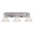 thumbnail image 1 of Design House 517383 Millbridge 3-Light Vanity Light, Satin Nickel Finish, 1 of 5