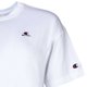 thumbnail image 3 of Camiseta de mujer Champion - CML Champion Logo, Algodón, Crop Top, Cuello redondo, Manga corta, Color sólido Blanco XL (X-Large), 3 of 4