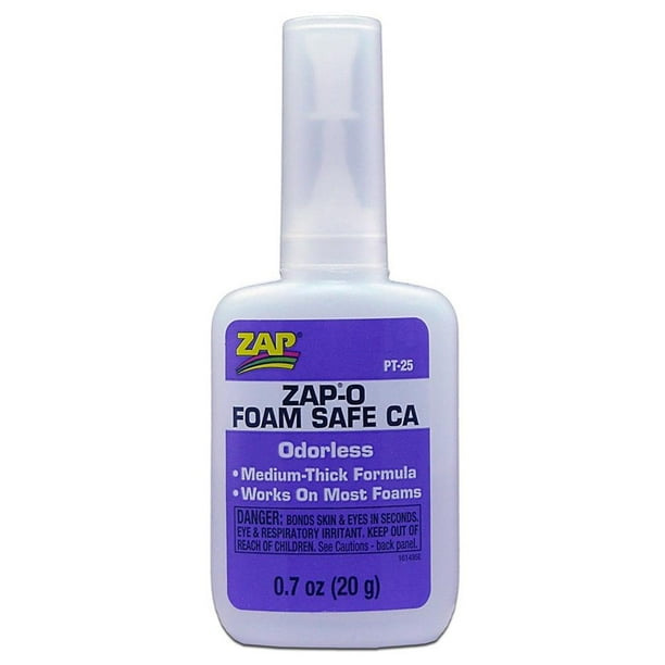 1 oz. ZapO Foam Safe CA+ Odorless ZapaGap ZAPPT25