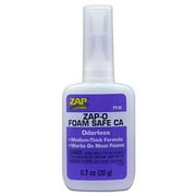 1 oz. Zap-O Foam Safe CA+ Odorless Zap-a-Gap ZAPPT-25