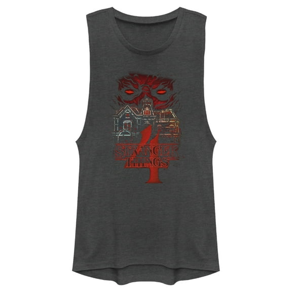 Netflix Junior's Stranger Things Vecna's Glare Festival Muscle Graphic T-Shirt