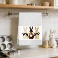 thumbnail image 6 of 2pcs Easter Kitchen Towels, Absorbent Hand Towels, Easter Decorations for Home, Tea Towels Dish Cloths for Cooking Baking Cleaning, Spring Easter Themed Kitchen Decor, 25.9*17.7in, B, 6 of 6