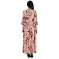 thumbnail image 4 of Bimba Pintuck Dresses For Womens Casual Summer Printed Summer Maxi Dress With Pockets, 4 of 7