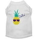 Chemise de Chien Brodée Ananas Chillin Blanc XXXL (20) – image 1 sur 1