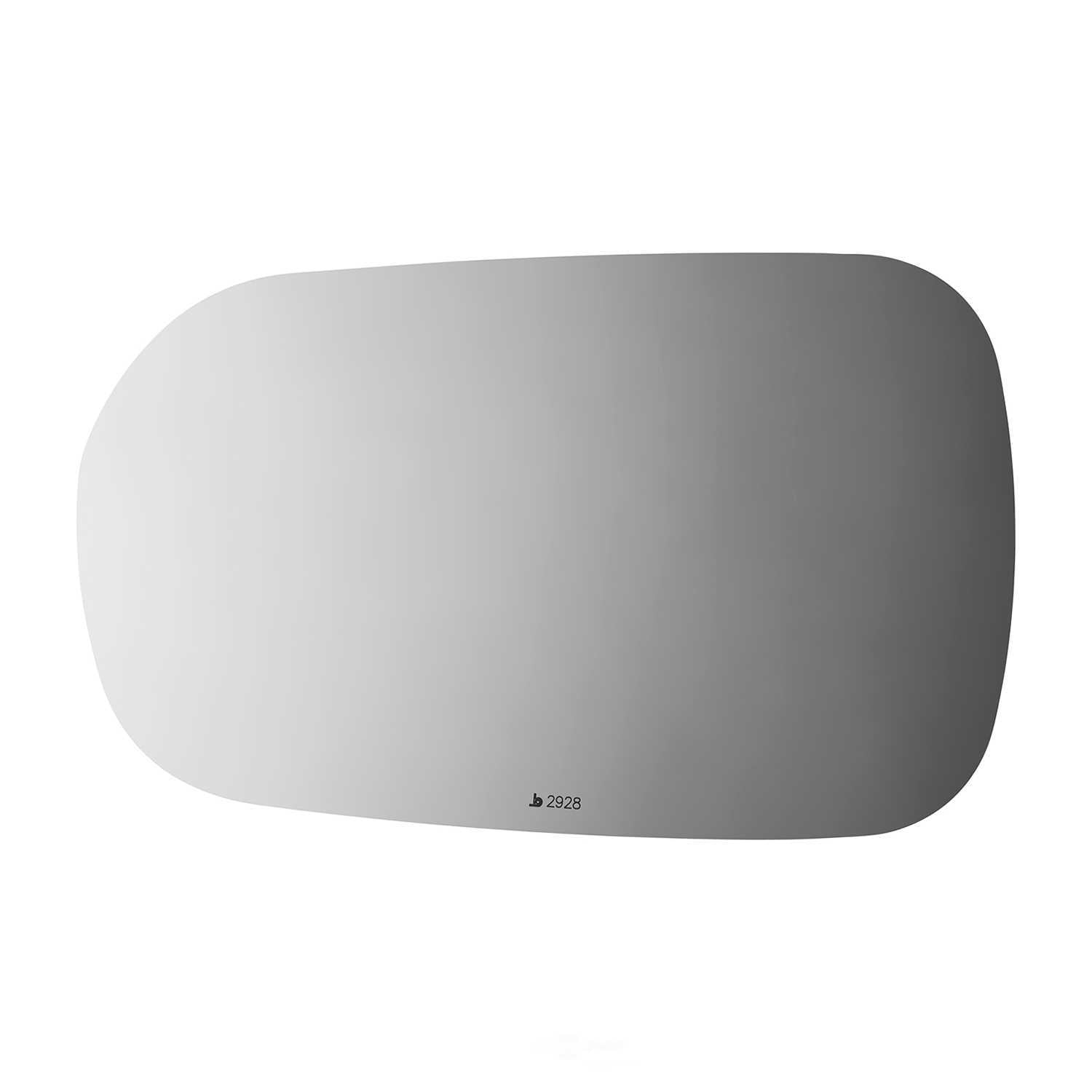 Burco Side View Mirror Replacement Glass - Clear Glass - 2928
