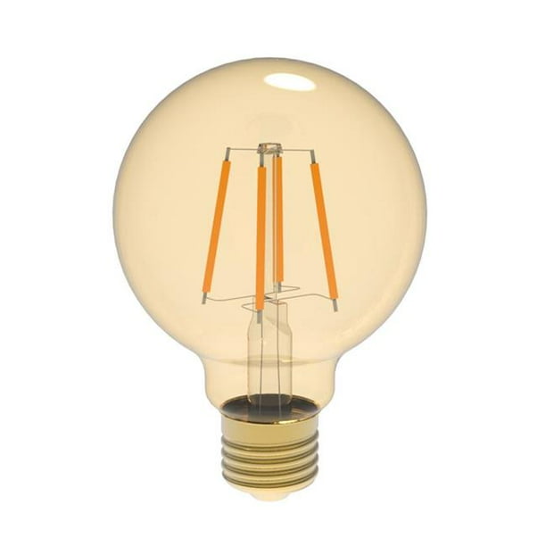filament dimmable amber led light bulb warm white 2700k light ballast walmart
