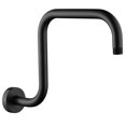 thumbnail image 1 of Brazo de ducha BRIGHT SHOWERS de 33 cm en forma de S, negro mate, 1 of 8