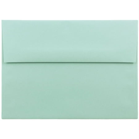 UPC: 0632963037924 | JAM A7 Envelopes  5 1/4 x 7 1/4  Aqua  25/Pack