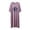 Purple, variant on CHUMUD Nightgowns for Women Short Sleeve Sleepdress Modal Soft Cute Cat Print Pajama Dress Summer Casual Pjs Lounge Midi Dress