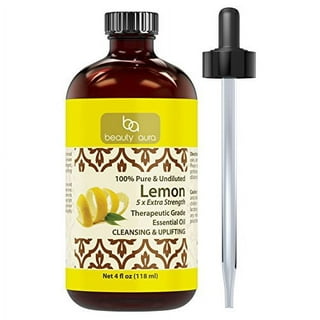 Viva Doria 100% Pure Lemon Essential Oil, Undiluted, Food Grade, USA Lemon  Oil, 30 mL (1 Fl Oz)
