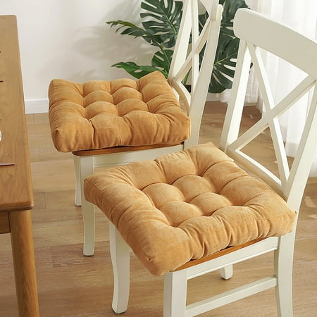 

Qonioi Chair Cushion Solid Color Seat Cushion Thickened Soft Corduroy Cotton Filled Chair Cushion Suitable For Kitchen Dining Chair Patio Cushion Clearance Items Liquidation Pallets