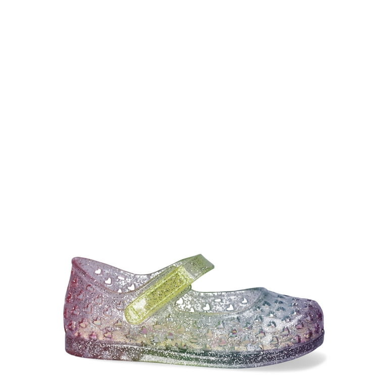 Wonder Nation Baby Girls Mary Jane Jelly Shoes Walmart