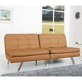 thumbnail image 1 of Gold Sparrow Memphis Double Cushion Futon Sofa, 1 of 10