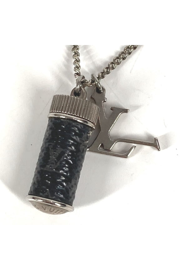 Pre-Owned LOUIS VUITTON M63641 Monogram Eclipse Necklace Charms, Chain Accessory in... (Good)